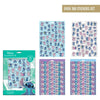 Set de más de 300 pegatinas de Stitch Disney en tonos azules y rosas