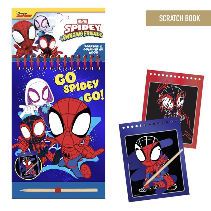 Set de papelería scratch Spidey Amazing Friends Marvel