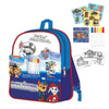 Set de mochila DIY coloreable Paw Patrol con rotuladores y láminas
