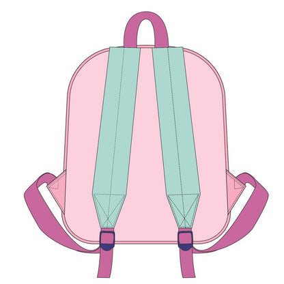 Mochila escolar rosa de Minnie Disney con bolsillo frontal - 2