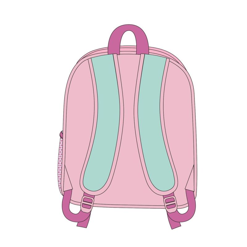 Mochila rosa 3D de Minnie Disney con bolsillo lateral - 2