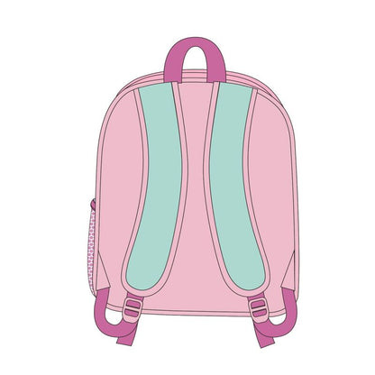 Mochila rosa 3D de Minnie Disney con bolsillo lateral - 2