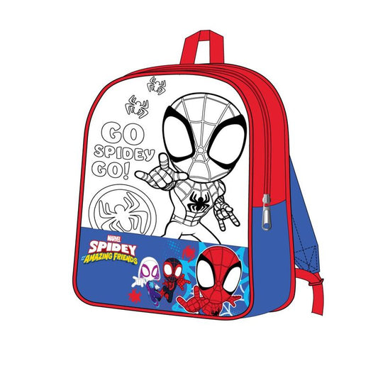 Set de mochila coloreable Spidey Amazing Friends con rotuladores y láminas - 2