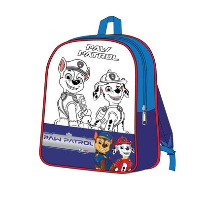 Set de mochila DIY coloreable Paw Patrol con rotuladores y láminas - 2