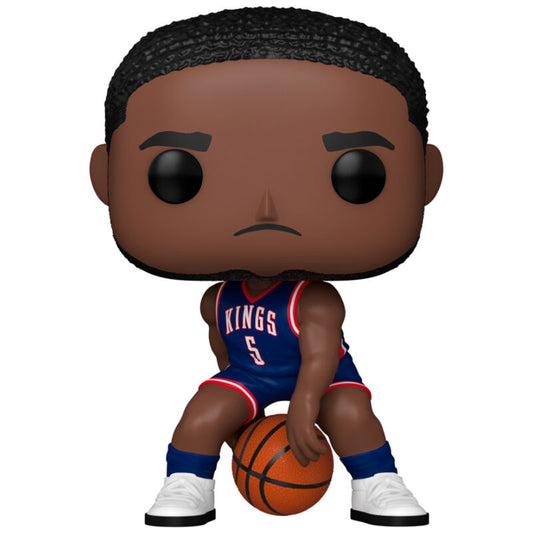 Figura Funko POP! de De’Aaron Fox con uniforme de Sacramento Kings y balón