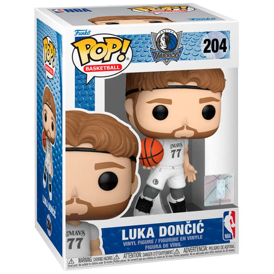 Figura Funko POP! de Luka Doncic con uniforme de Dallas Mavericks y balón - 2