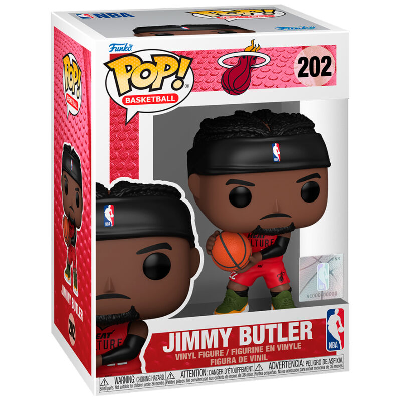 Figura Funko POP! de Jimmy Butler con uniforme de Miami Heat y balón - 2