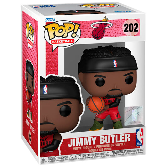 Figura Funko POP! de Jimmy Butler con uniforme de Miami Heat y balón - 2
