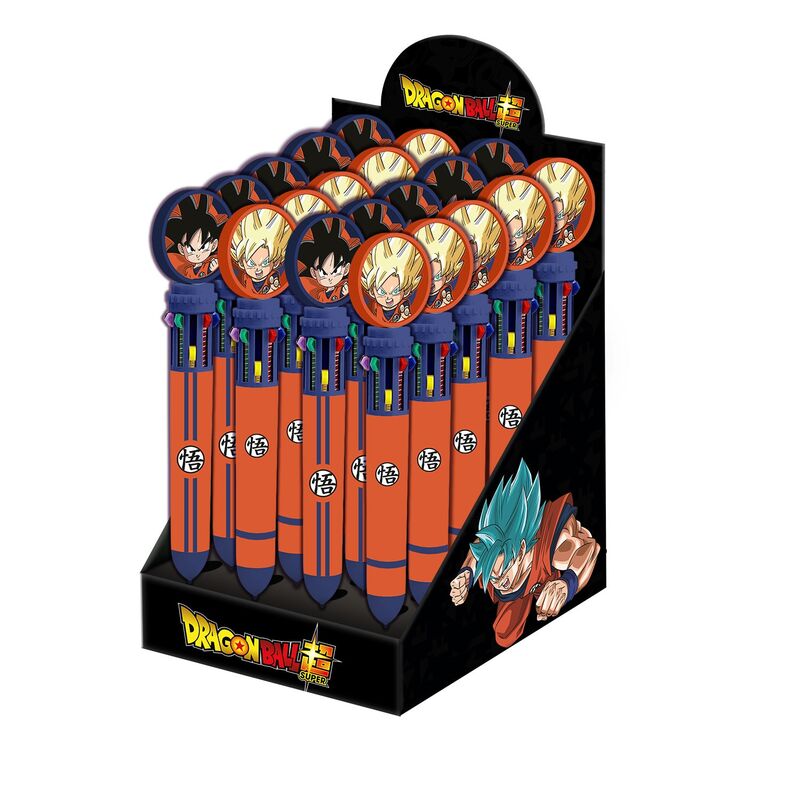 Expositor de bolígrafos de 10 colores Dragon Ball Super