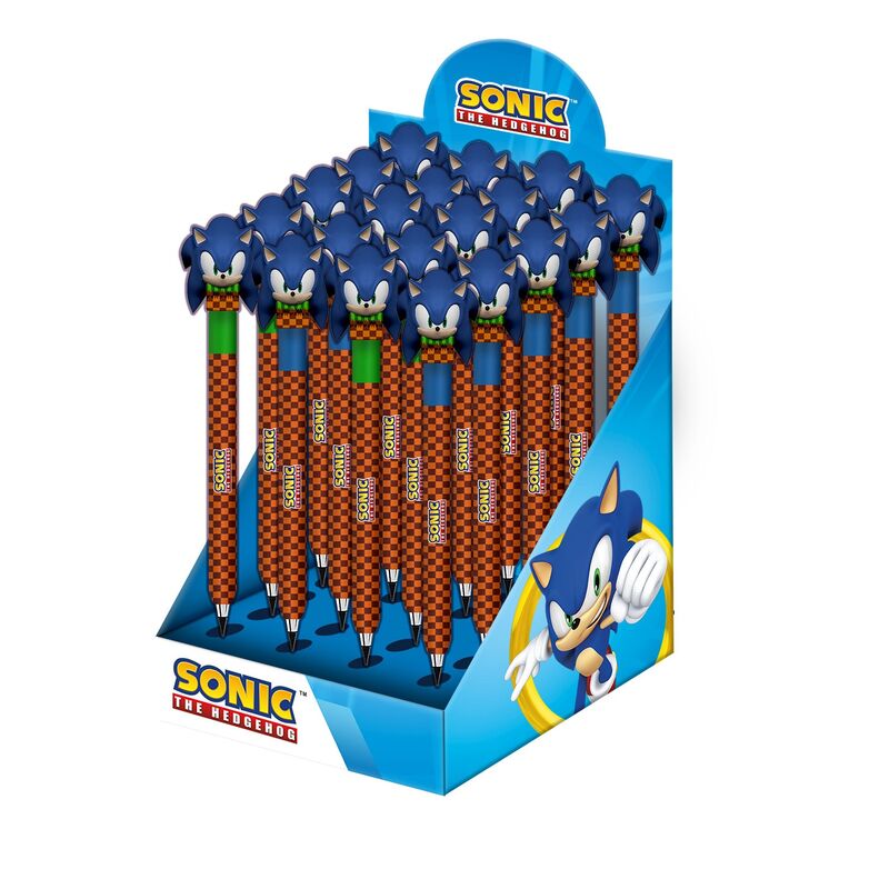 Lápices Sonic the Hedgehog surtidos en expositor