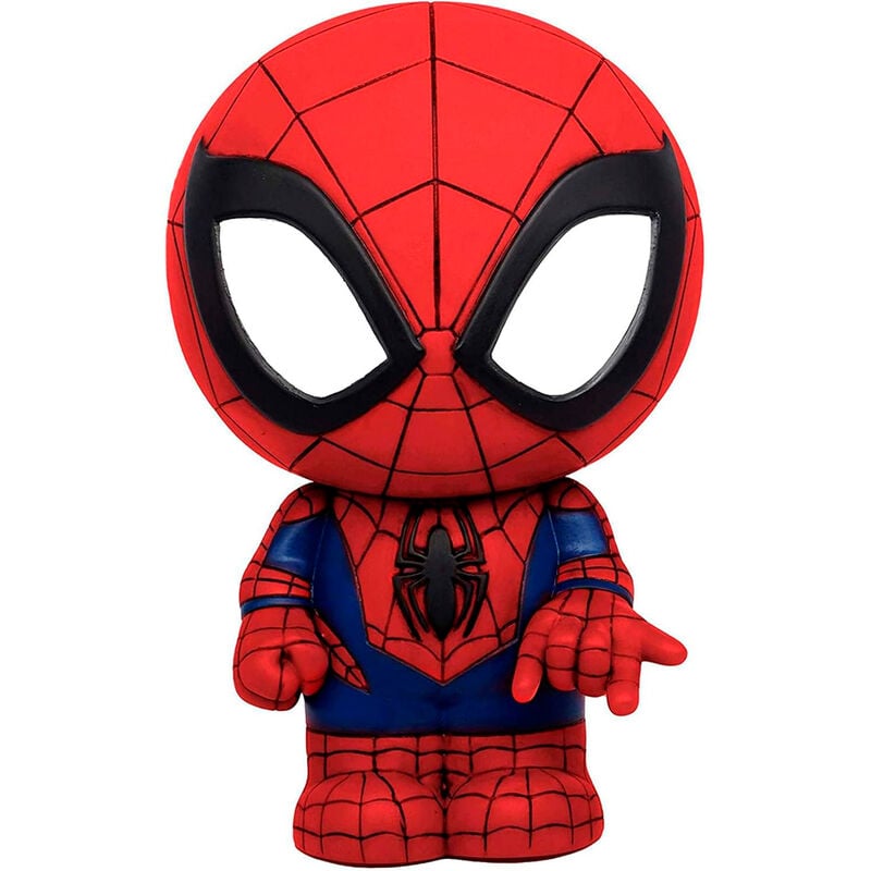 Figura hucha de Spider-Man Marvel en rojo y azul