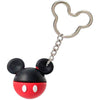 Llavero 3D de Mickey Disney en negro, rojo y blanco