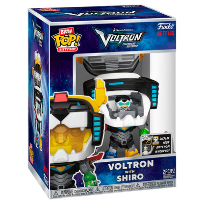 Figura FUNKO Bitty POP! de Voltron con Siro, con armadura multicolor y espada - 2