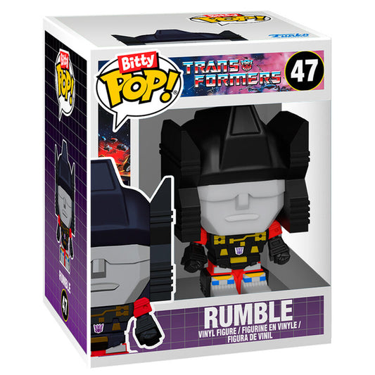 Figura Funko Bitty POP! Transformers Soundwave con Rumble - 4