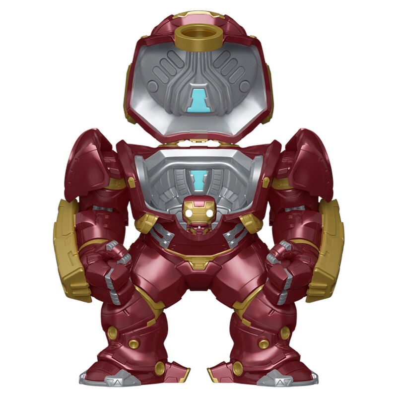 Figura Funko Bitty POP! de Hulkbuster con Iron Man en rojo y dorado