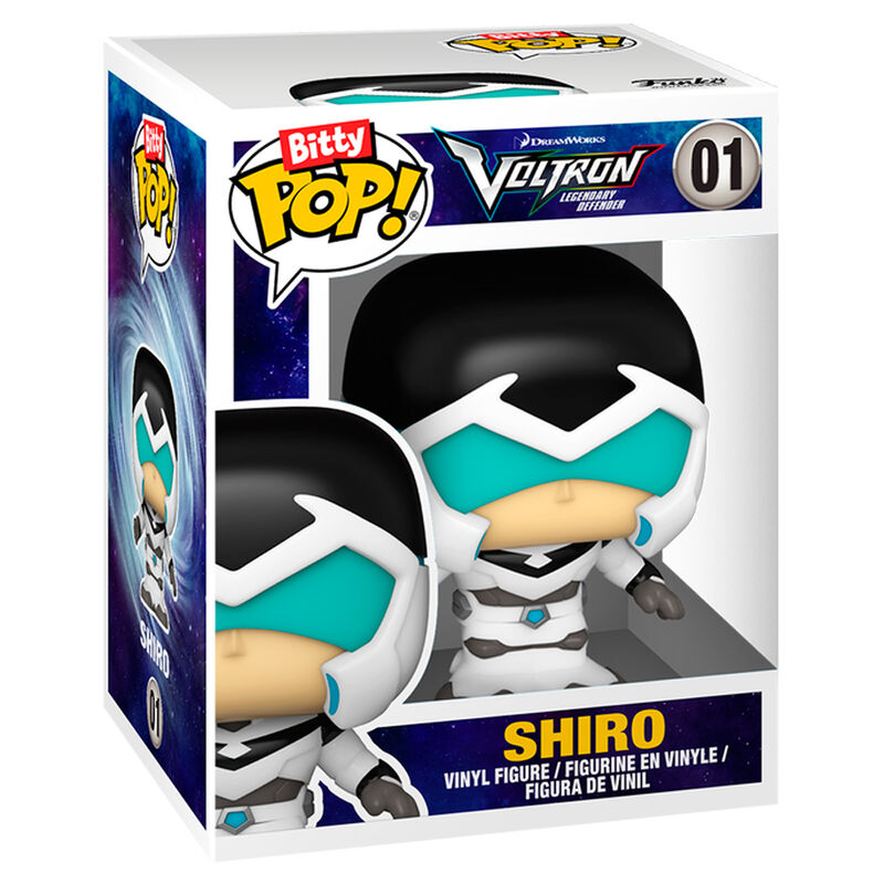 Figura FUNKO Bitty POP! de Voltron con Siro, con armadura multicolor y espada - 4