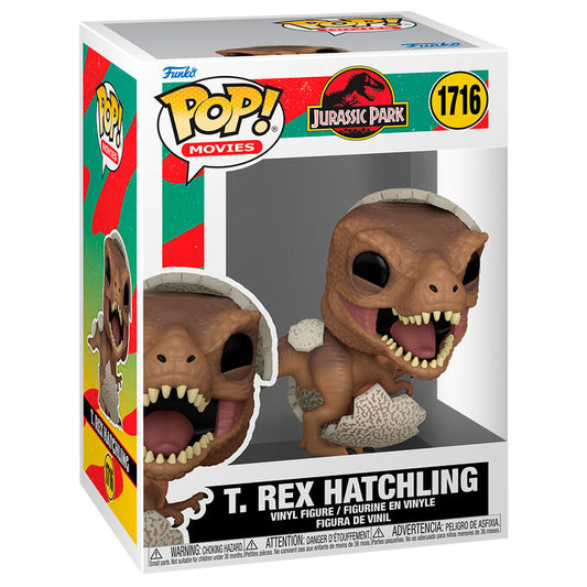 Figura Funko POP! T.Rex Hatchling de Jurassic Park saliendo del huevo - 2