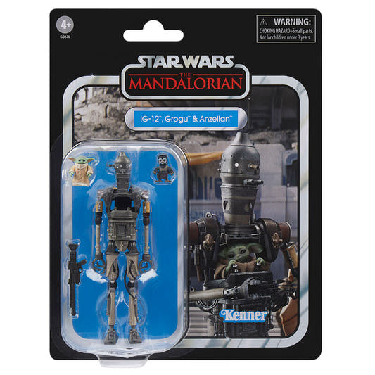 Figura articulada de IG-12 con Grogu y Anzellan - 2