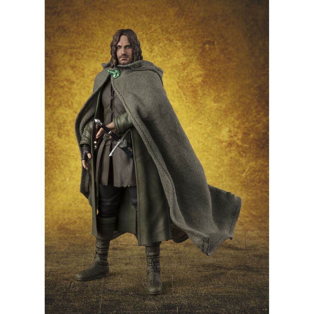 Figura S.H.Figuarts de Aragorn con capa y espada