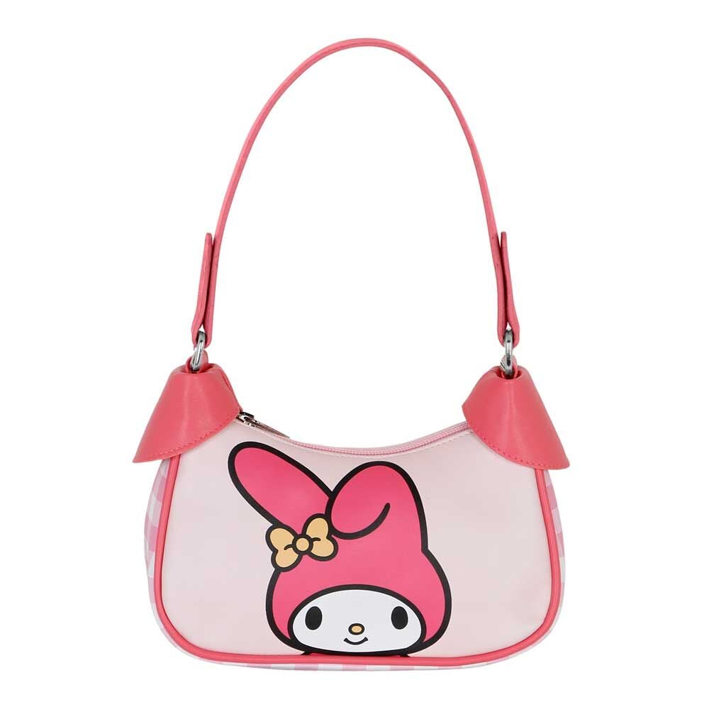 Bolso rosa de My Melody con asa superior y cierre de cremallera