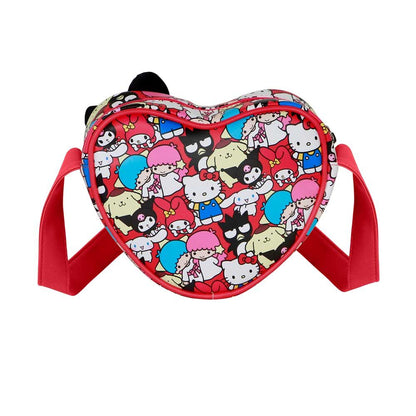Bolso corazón rojo Friends Hello Kitty con asa larga - 2