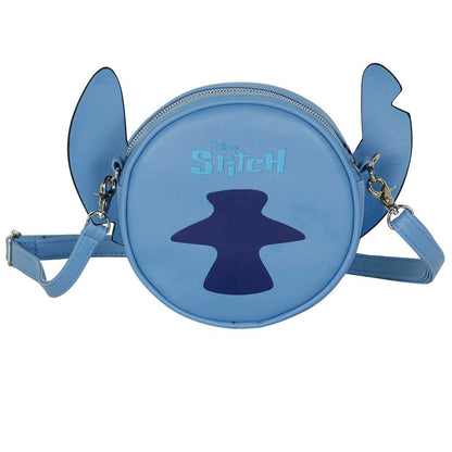 Bolso bandolera redondo azul con el rostro de Stitch de Disney - 2