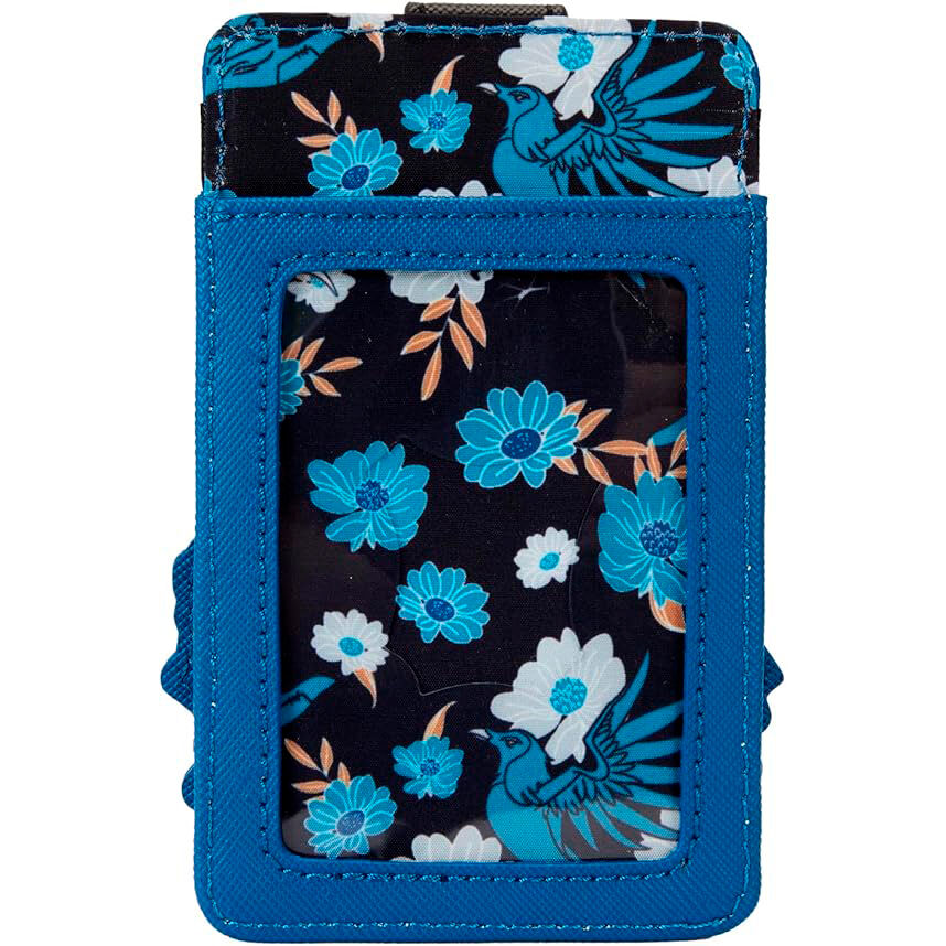 Tarjetero azul Ravenclaw de Harry Potter Loungefly con águila y flores - 3