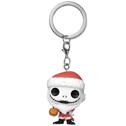 Llavero FUNKO Pocket POP! de Santa Jack con gorro de Santa - 2