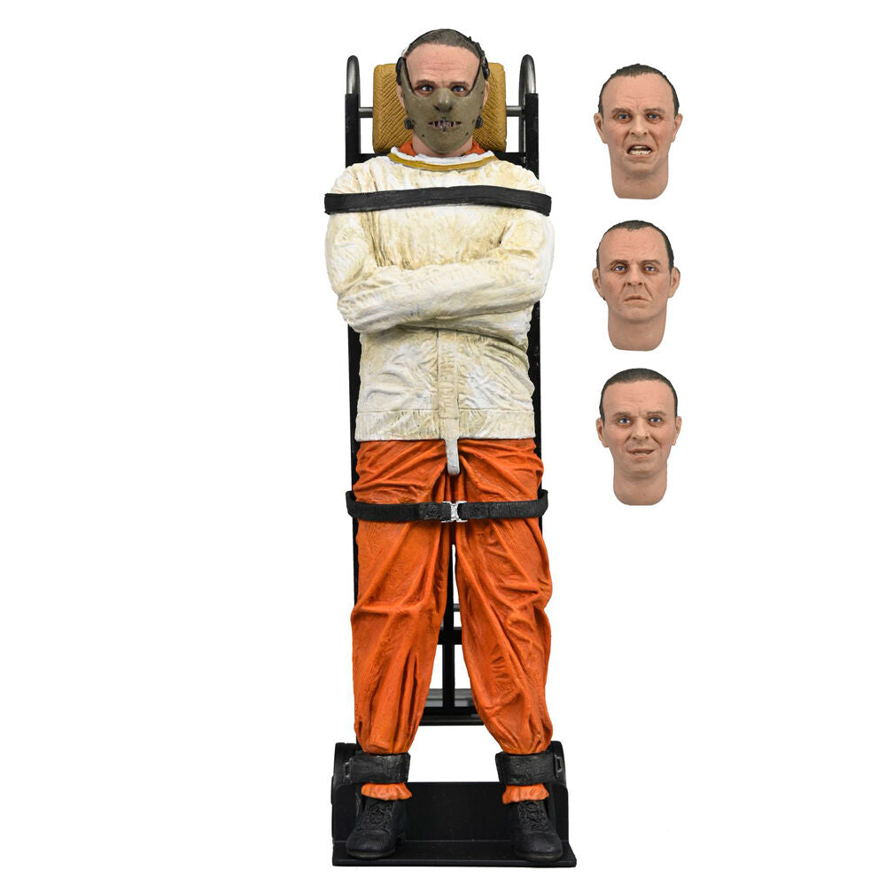 Figura articulada NECA de Hannibal Lecter con máscara y cabezas adicionales - 2