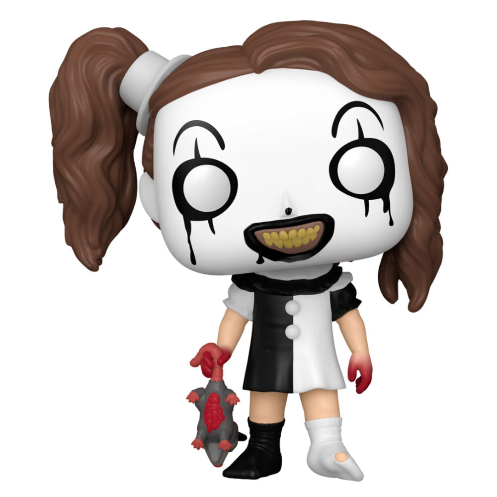 Figura Funko POP! Little Pale Girl de Terrifier con una rata