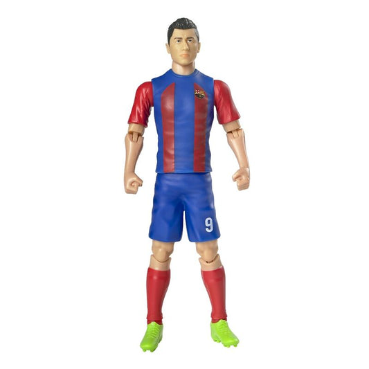 Figura articulada de Lewandowski con la equipación del FC Barcelona y un balón - 2