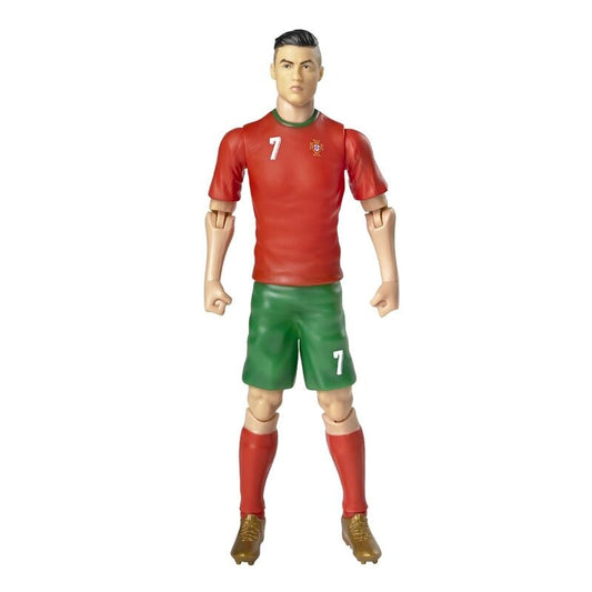 Figura articulada de Cristiano Ronaldo con uniforme de Portugal y balón - 2