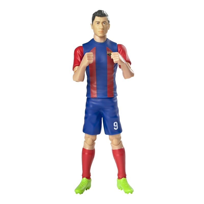 Figura articulada de Lewandowski con la equipación del FC Barcelona y un balón - 6