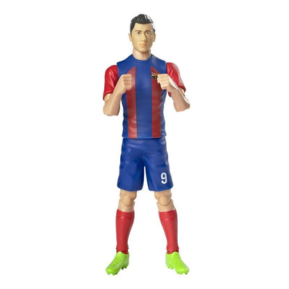 Figura articulada de Lewandowski con la equipación del FC Barcelona y un balón - 6
