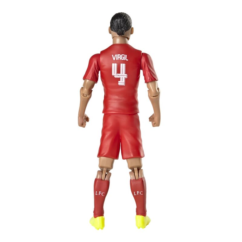 Figura articulada de Virgil con equipación roja del Liverpool FC y balón - 4