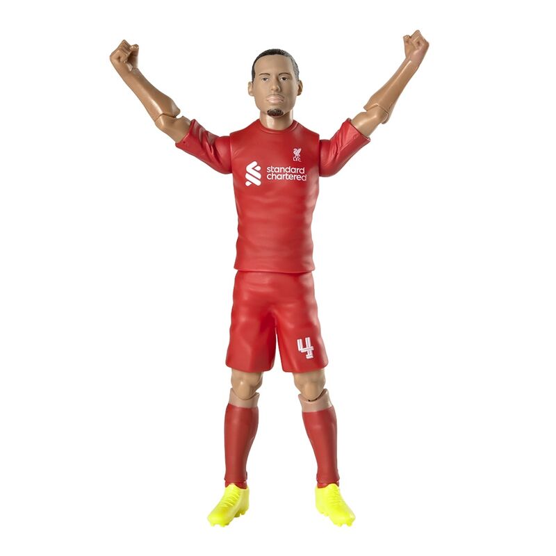 Figura articulada de Virgil con equipación roja del Liverpool FC y balón - 5