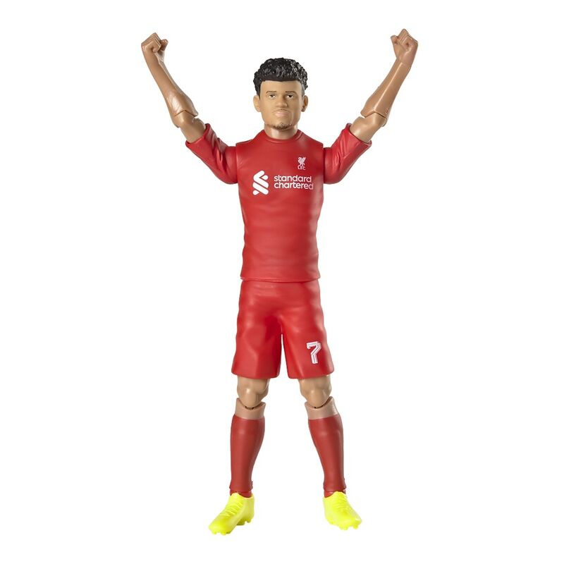 Figura articulada de Luis Diaz con uniforme rojo del Liverpool FC - 3