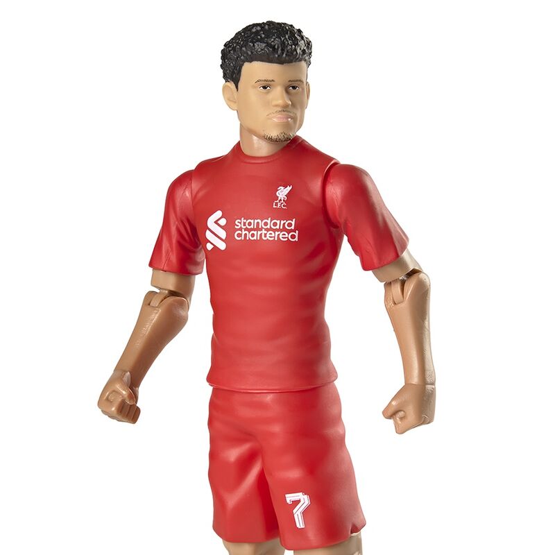Figura articulada de Luis Diaz con uniforme rojo del Liverpool FC - 5