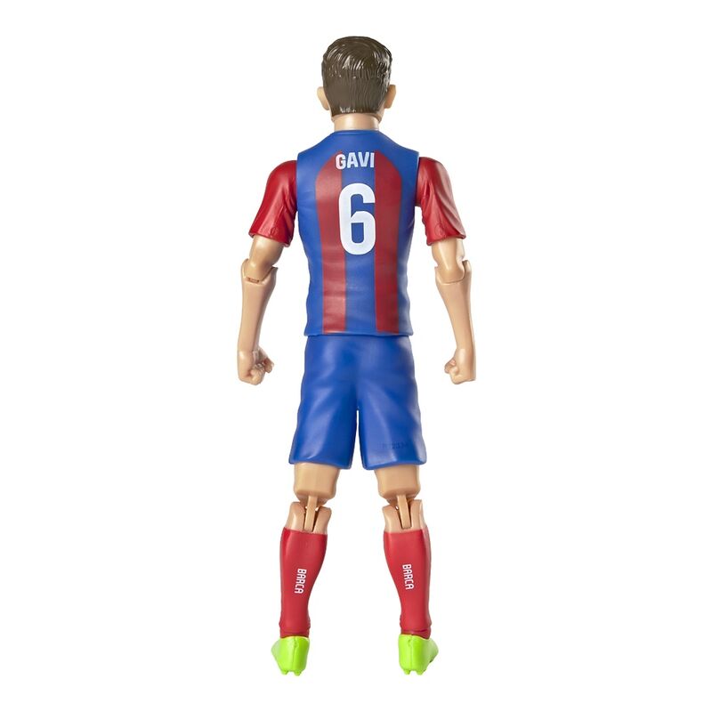 Figura articulada de Gavi con la equipación del FC Barcelona y un balón - 2