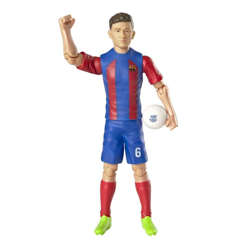 Figura articulada de Gavi con la equipación del FC Barcelona y un balón - 3