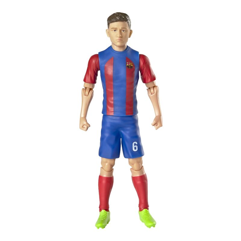 Figura articulada de Gavi con la equipación del FC Barcelona y un balón - 6