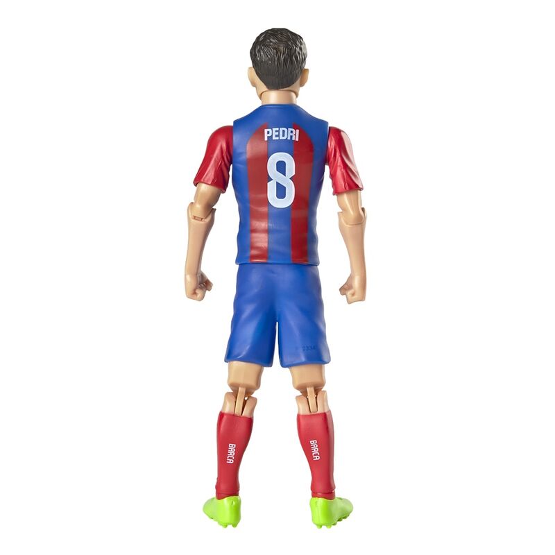 Figura articulada de Pedri con la equipación del FC Barcelona y una pelota - 2