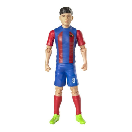 Figura articulada de Pedri con la equipación del FC Barcelona y una pelota - 3