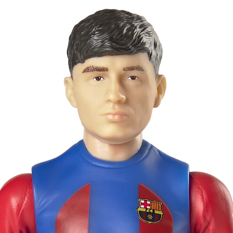 Figura articulada de Pedri con la equipación del FC Barcelona y una pelota - 7