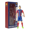 Figura articulada de Lewandowski con la equipación del FC Barcelona y un balón