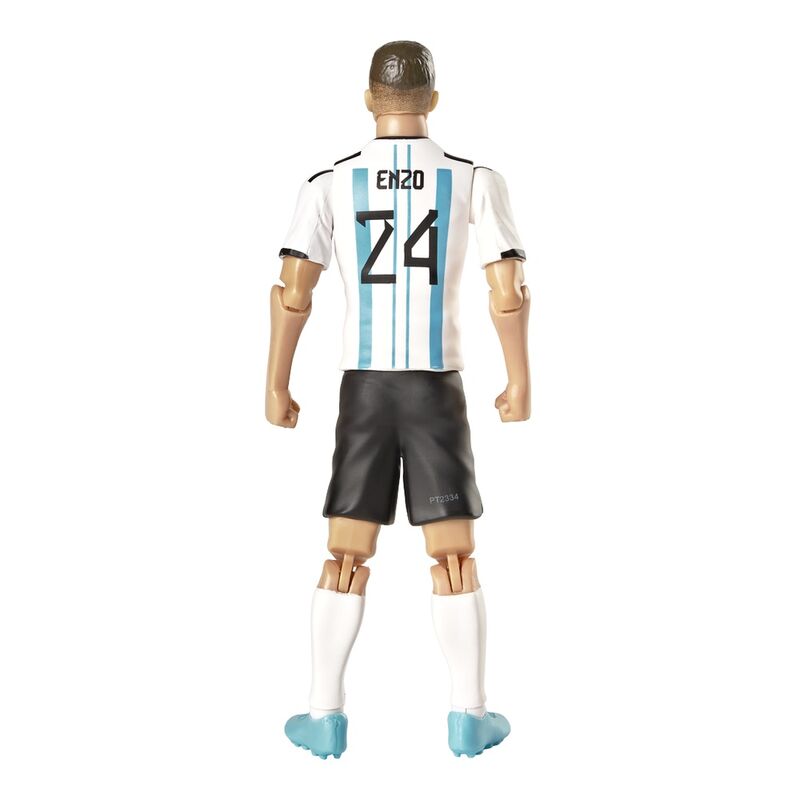 Figura Action Enzo Argentina articulada de 20 cm con balón - 3