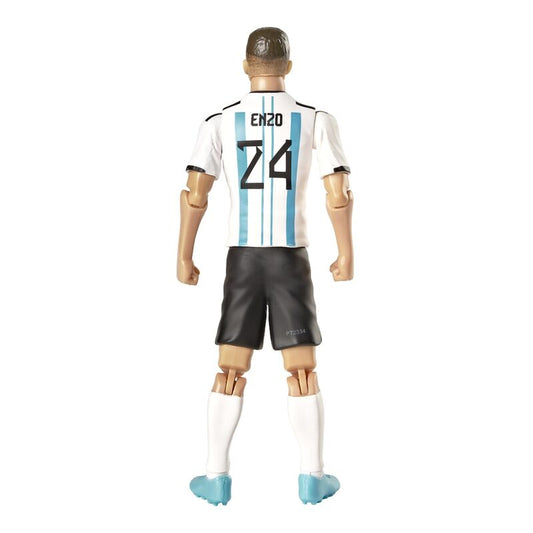 Figura Action Enzo Argentina articulada de 20 cm con balón - 3