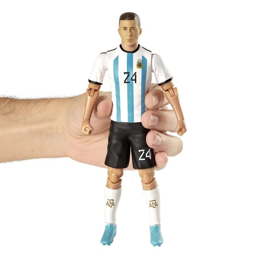 Figura Action Enzo Argentina articulada de 20 cm con balón - 7