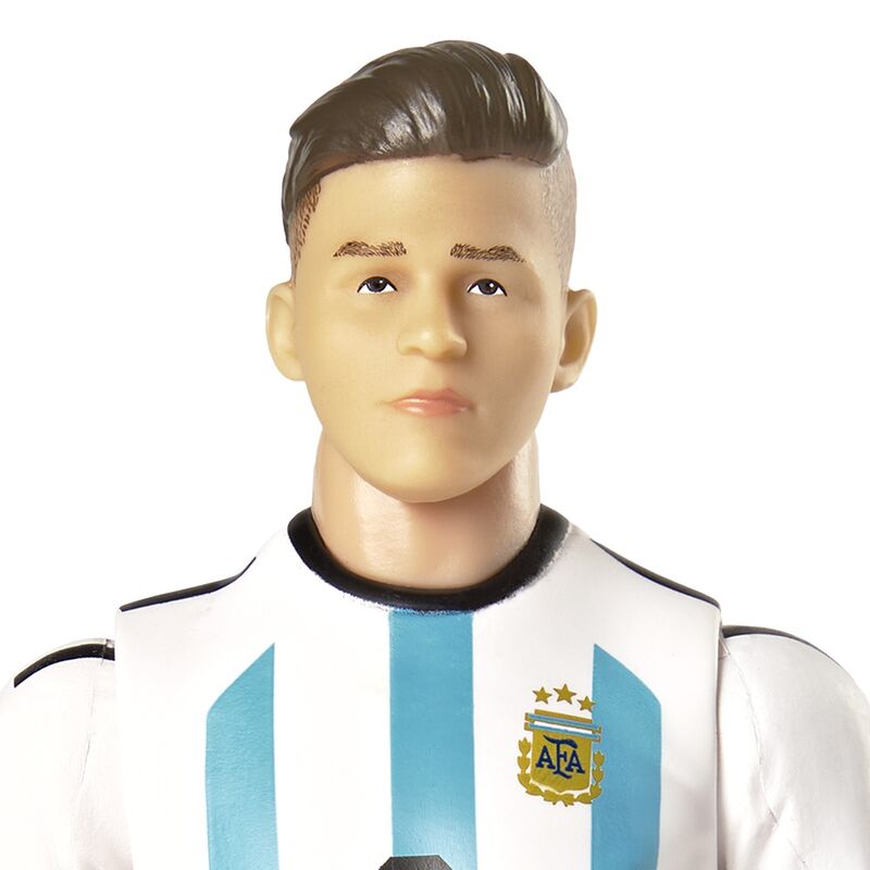 Figura articulada de Julián Álvarez con la camiseta de Argentina y un balón - 3