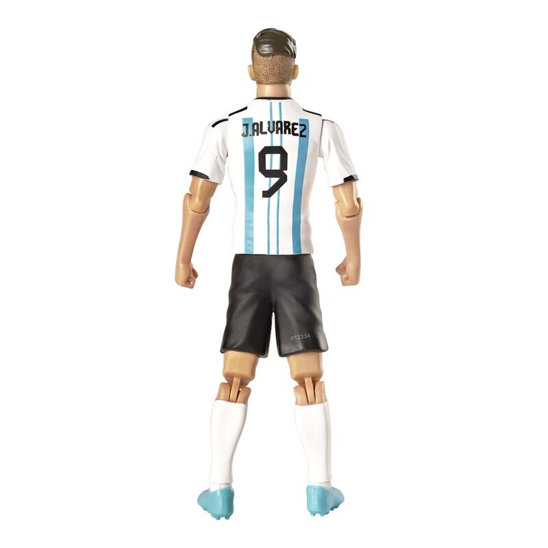 Figura articulada de Julián Álvarez con la camiseta de Argentina y un balón - 4